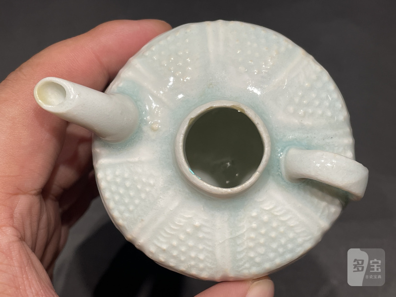 明 湖田窑并蒂莲水注 - 图9
